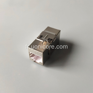 Coupleur CAT6 à 90 degrés RJ45 à RJ45 Jack